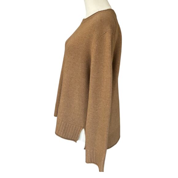 Jenni‎ Kayne Everyday Sweater Crewneck Dark Camel Size XS - Picture 5 of 7
